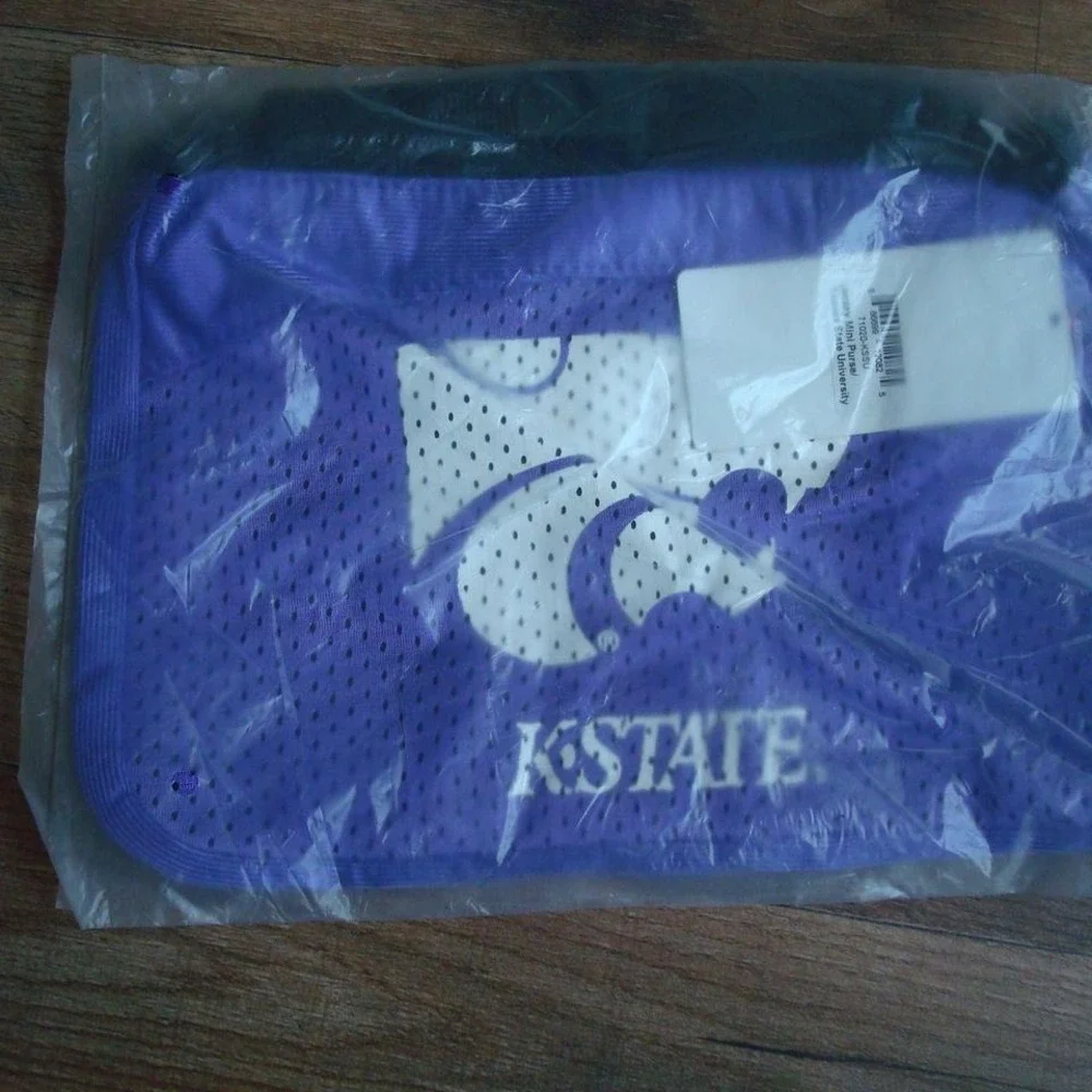 KANSAS STATE WILDCATS 8X10 bag purse‎ vintage 00s y2k L6